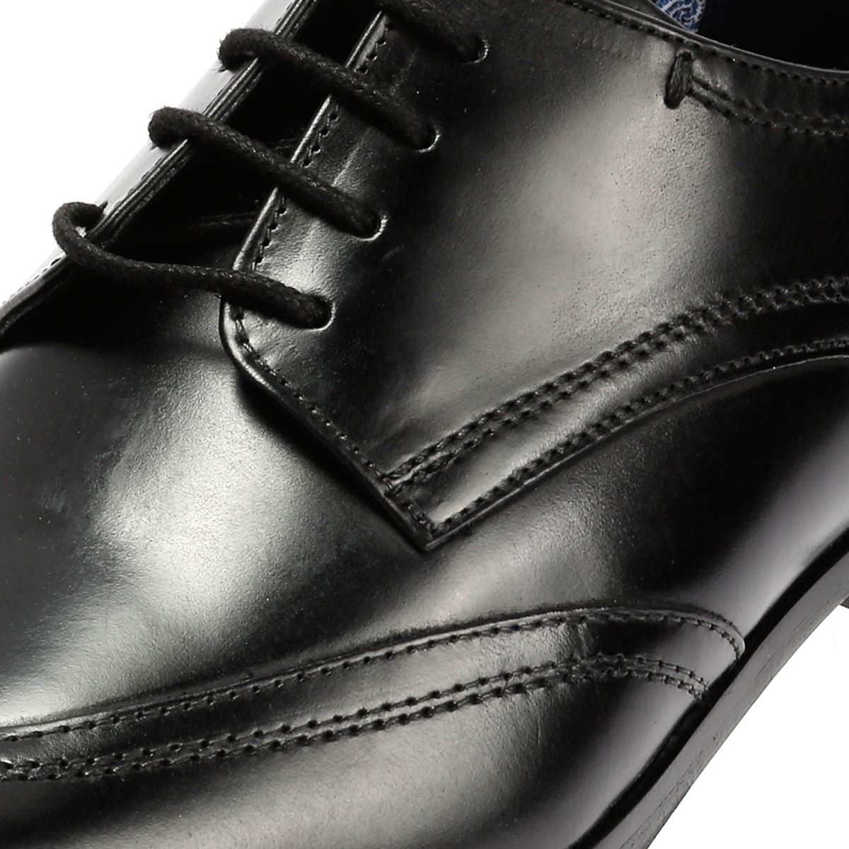 Ben Sherman Kingston Derby Mens Black Shoes