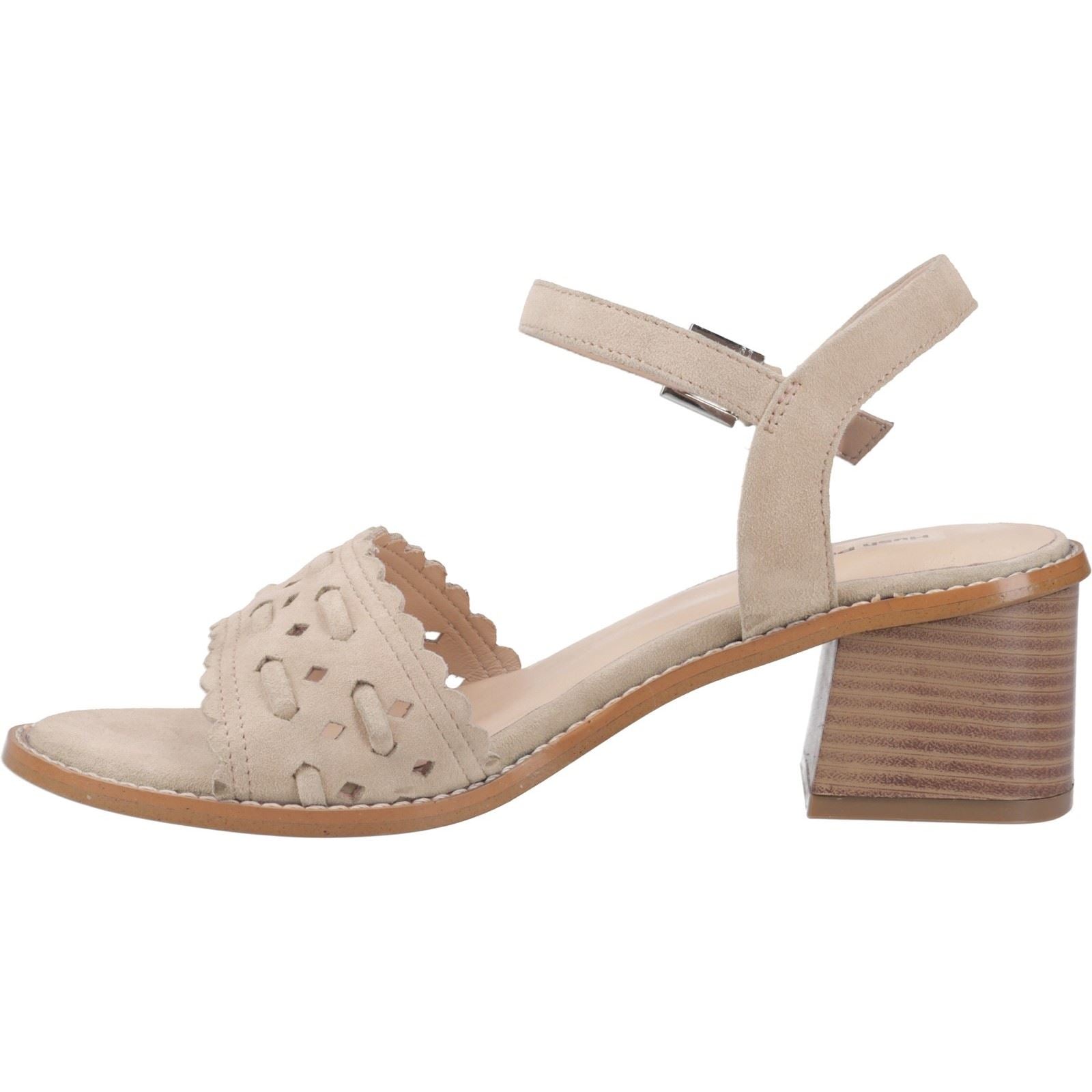 Hush Puppies Lacie Suede Women's Taupe Heels