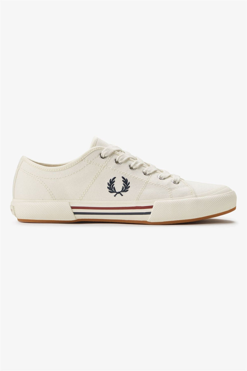 Fred Perry B708 Vintage Tennis Canvas Men's White Sneakers