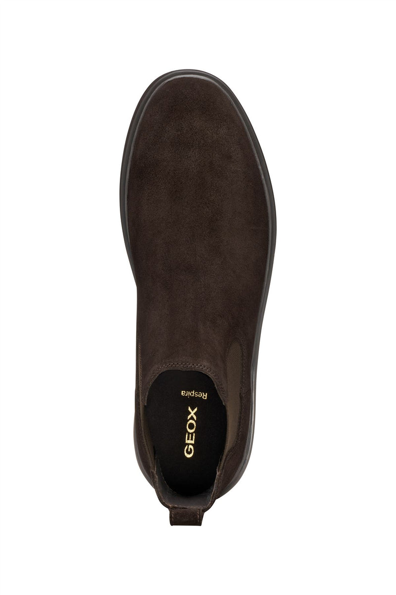 Geox Massimiano B Suede Men's Dark Brown Boots