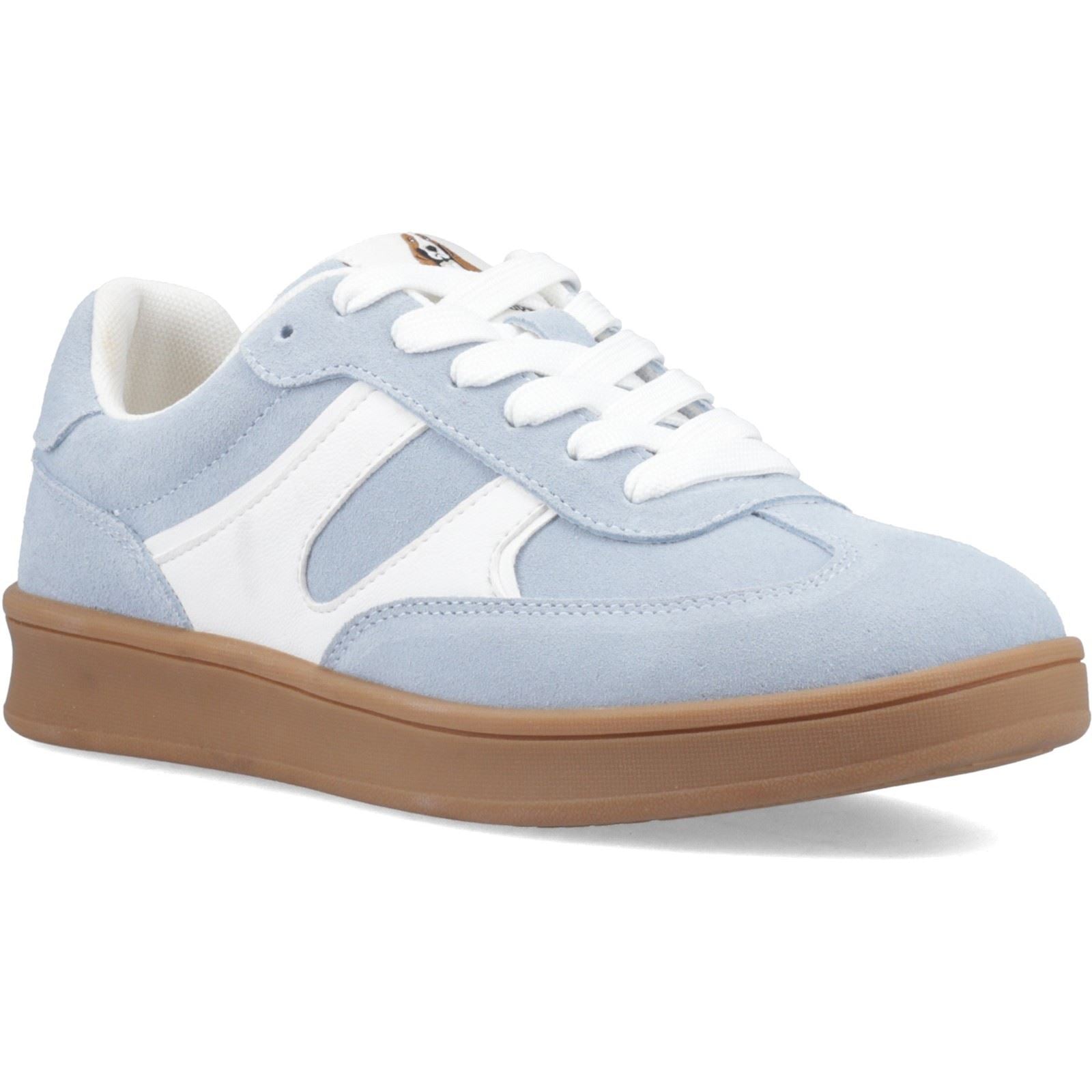 Hush Puppies Maura Suede Women's Blue Sneakers