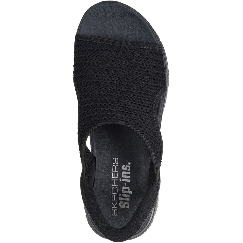 Skechers Summits Sweetly Evolved Textile Women's Black Sandals