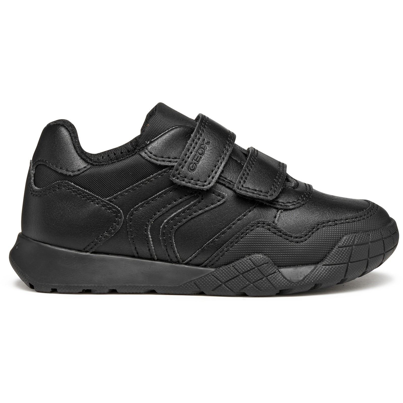Geox J Rann-E Unisex Kid's Black Trainers