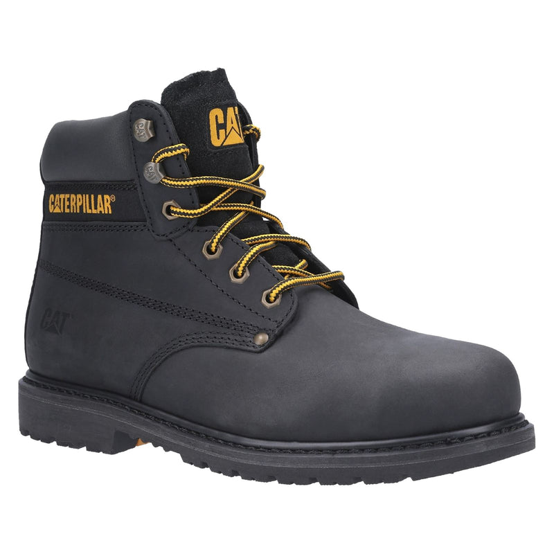 Caterpillar Powerplant Nubuck Black Safety Boots