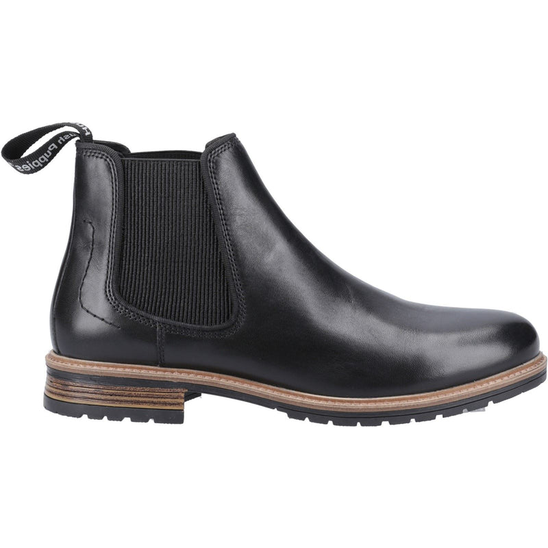 Hush Puppies Russell Leather Men's Black Boots