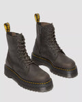 Dr. Martens Jadon Leather Women's Charcoal Gray Boots