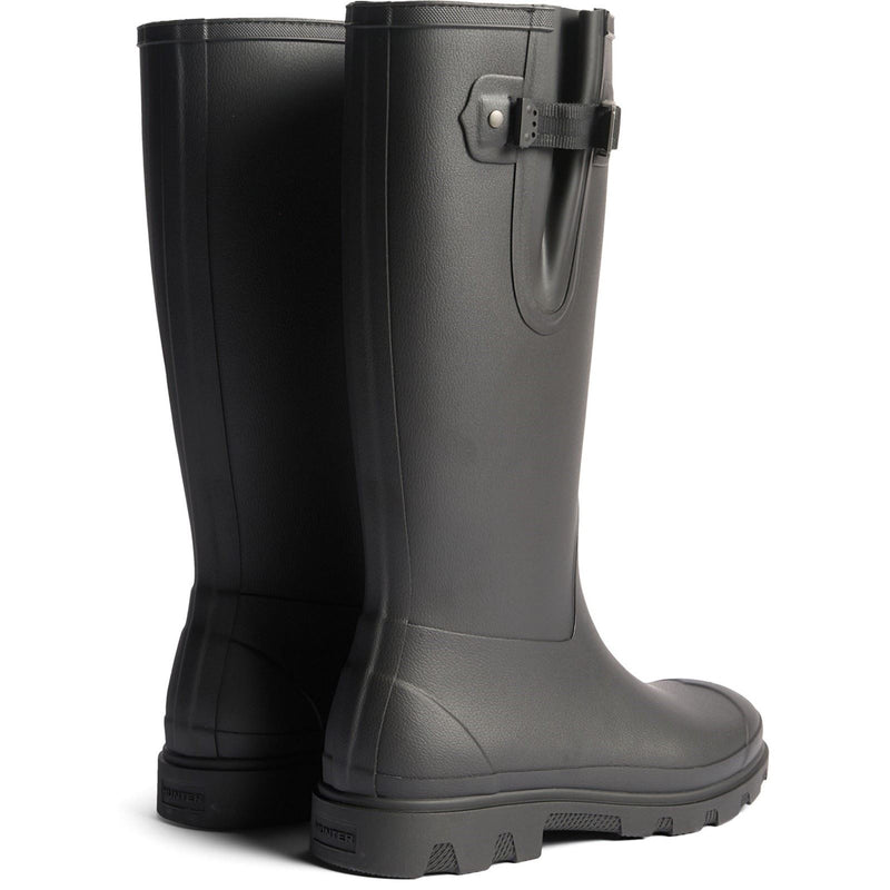 Hunter Field Downpour Boot Rubber Women's Black Wellington Boots