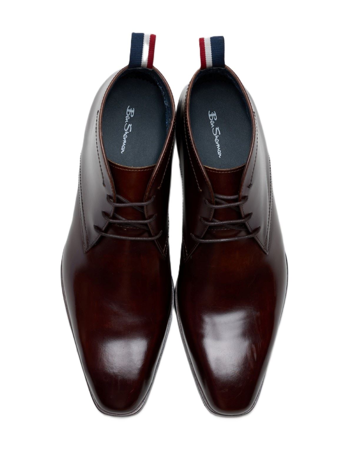 Ben Sherman London Brush Off Leather Men's Brown Boots