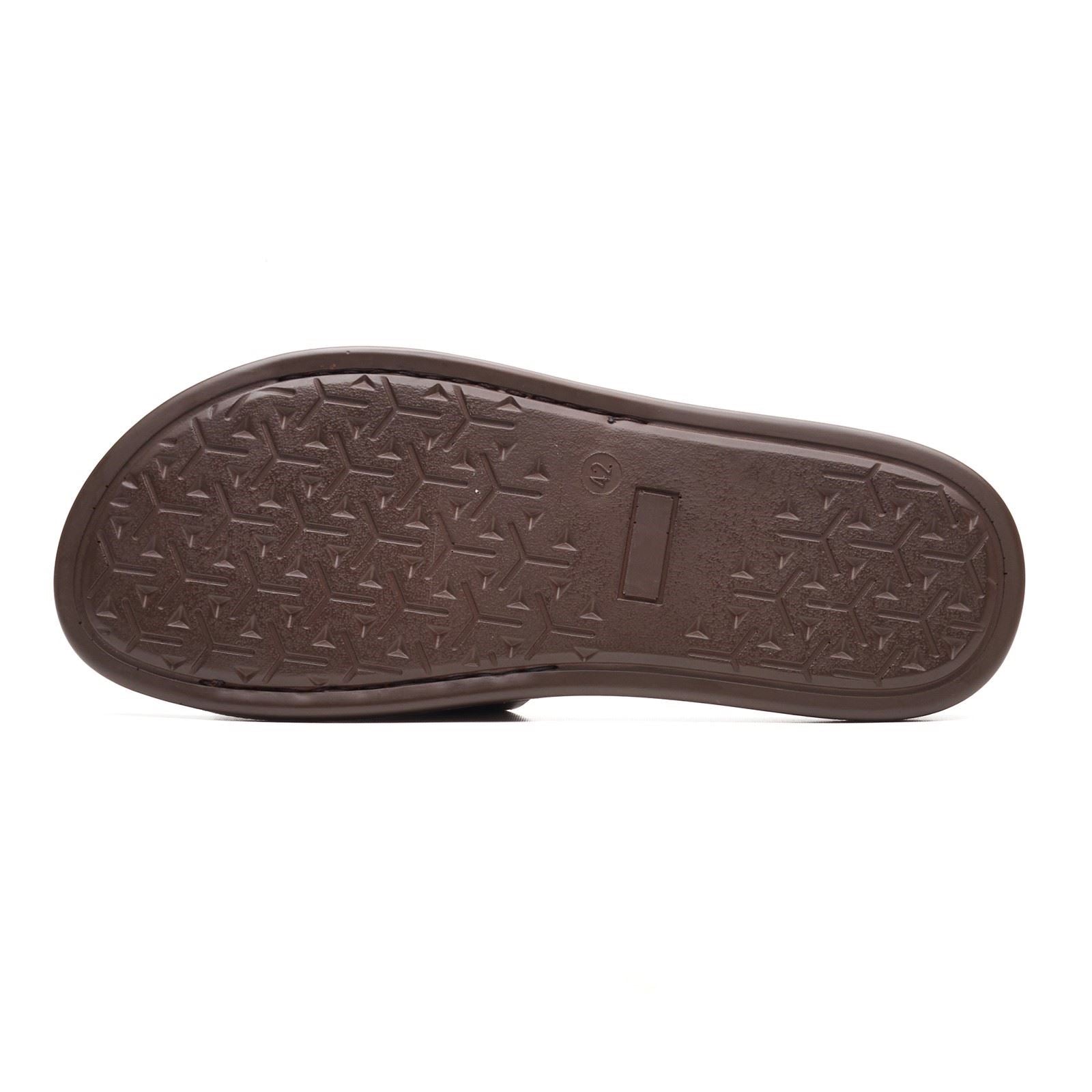 Base London Albany Leather Men's Brown Slides