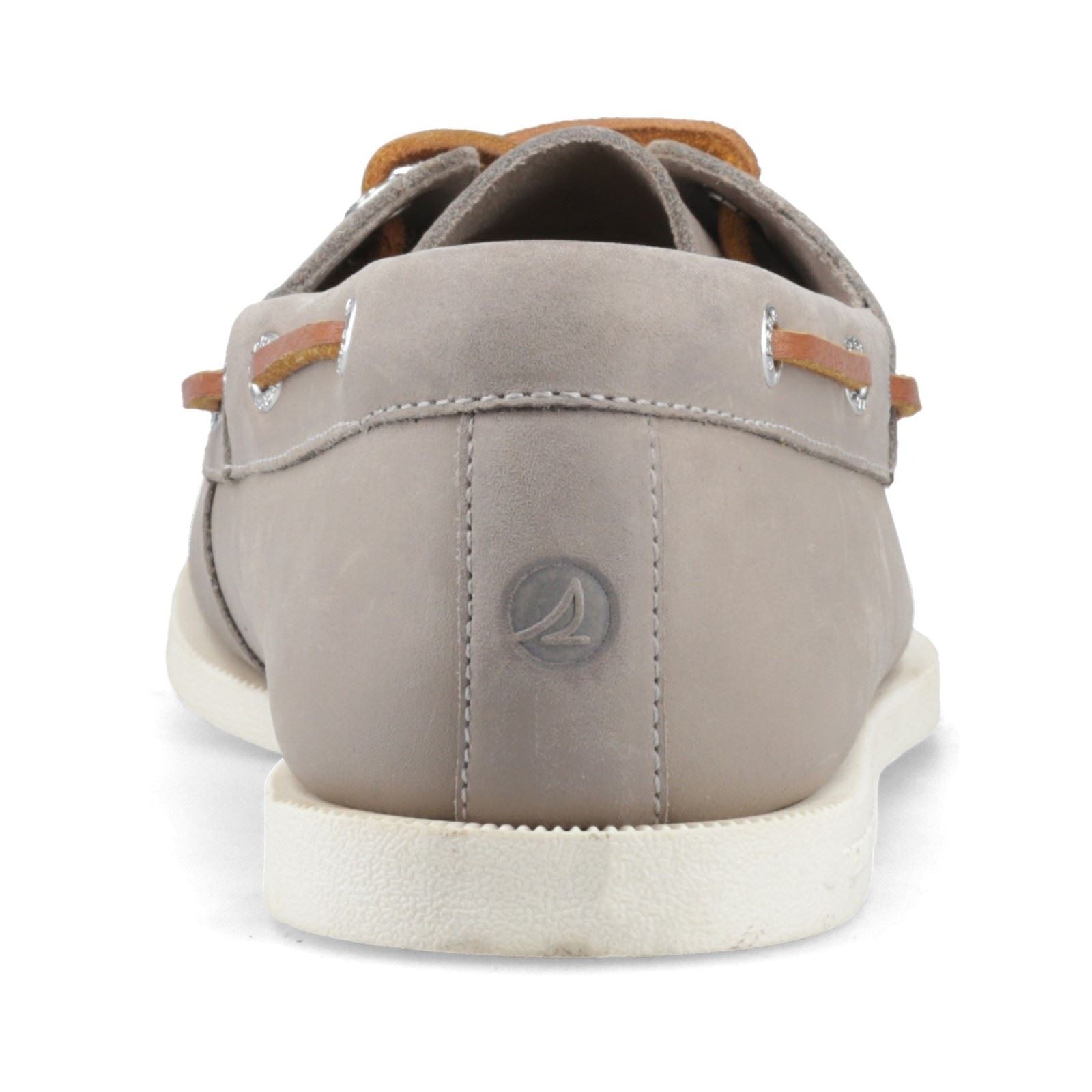 Sperry Tacoma 2 Eye Leather Men's Grey Boat Shoes
