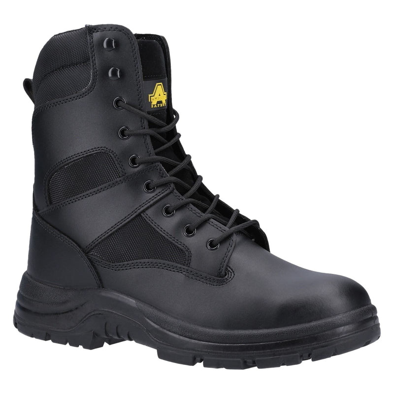 Amblers Safety FS008 Leather/Textile Black Safety Boots