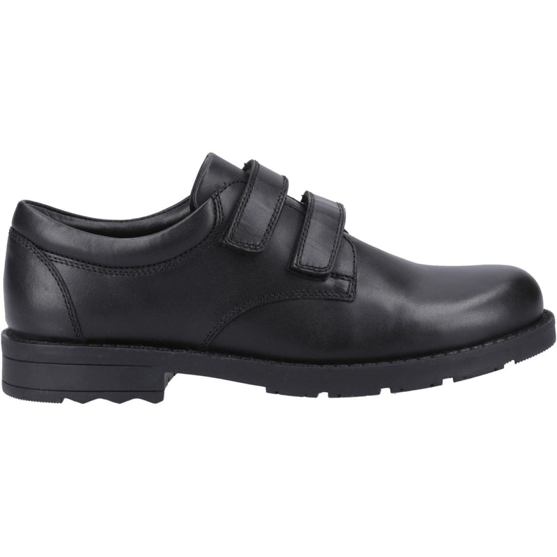 Hush Puppies Barry Junior Leather Boys's Black Shoes
