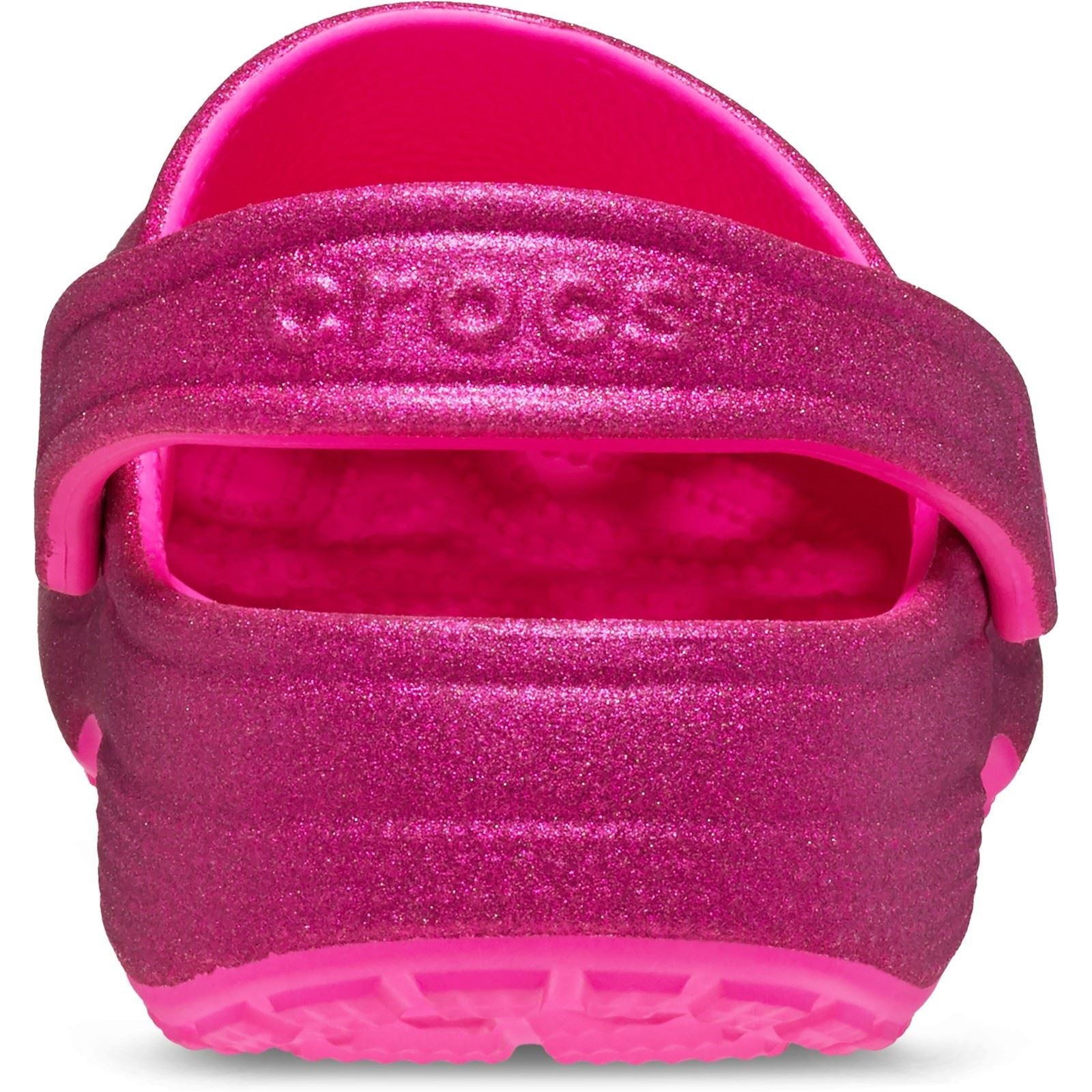 Crocs Classic Glitter Synthetic Pink Crush Clogs
