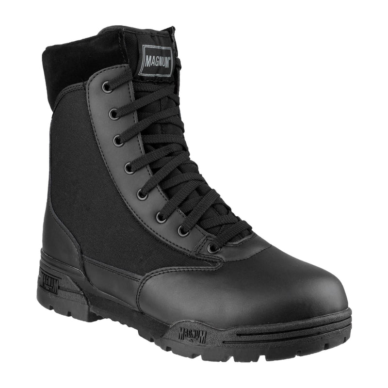 Magnum Classic Leather/Nylon Black Safety Boots