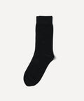 JAK Cotton Black Calf High Socks