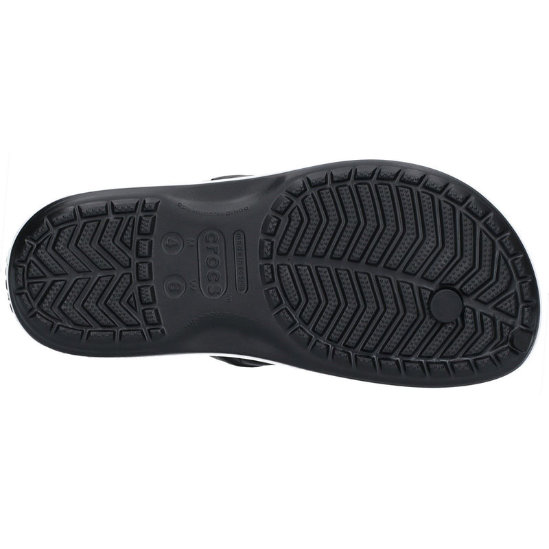 Crocs Crocband Flip Croslite Rubber Black Slippers