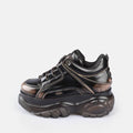 Buffalo 1339-14 Leather Women's Brown Sneakers