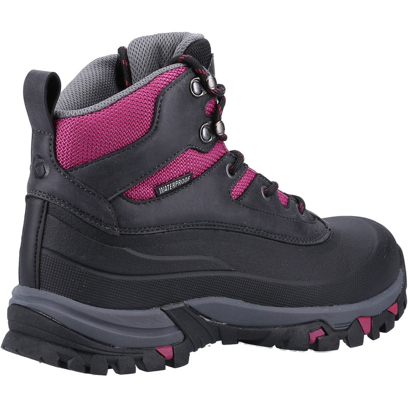 Cotswold Calmsden Rubber Women's Grey/Berry Hiking Boots