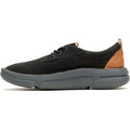 Hush Puppies Baylor Leather Men's Black/Black Lace-Up Shoes