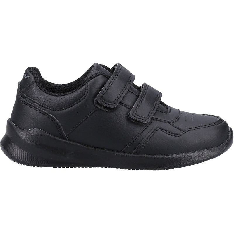 Hush Puppies Marling Easy Junior Synthetic Black Shoes