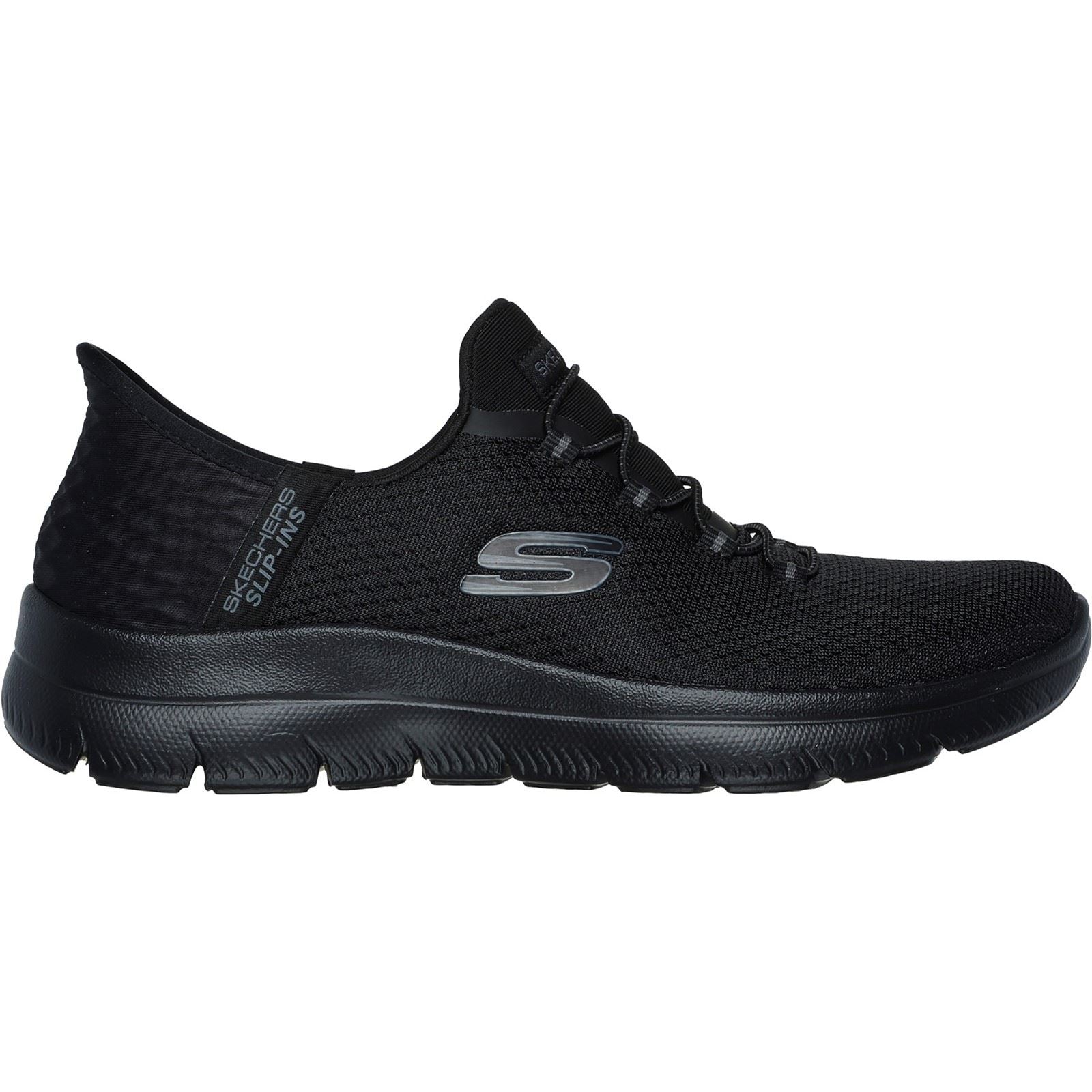 Skechers Summits - Diamond Dream Textile Women's Black Sneakers