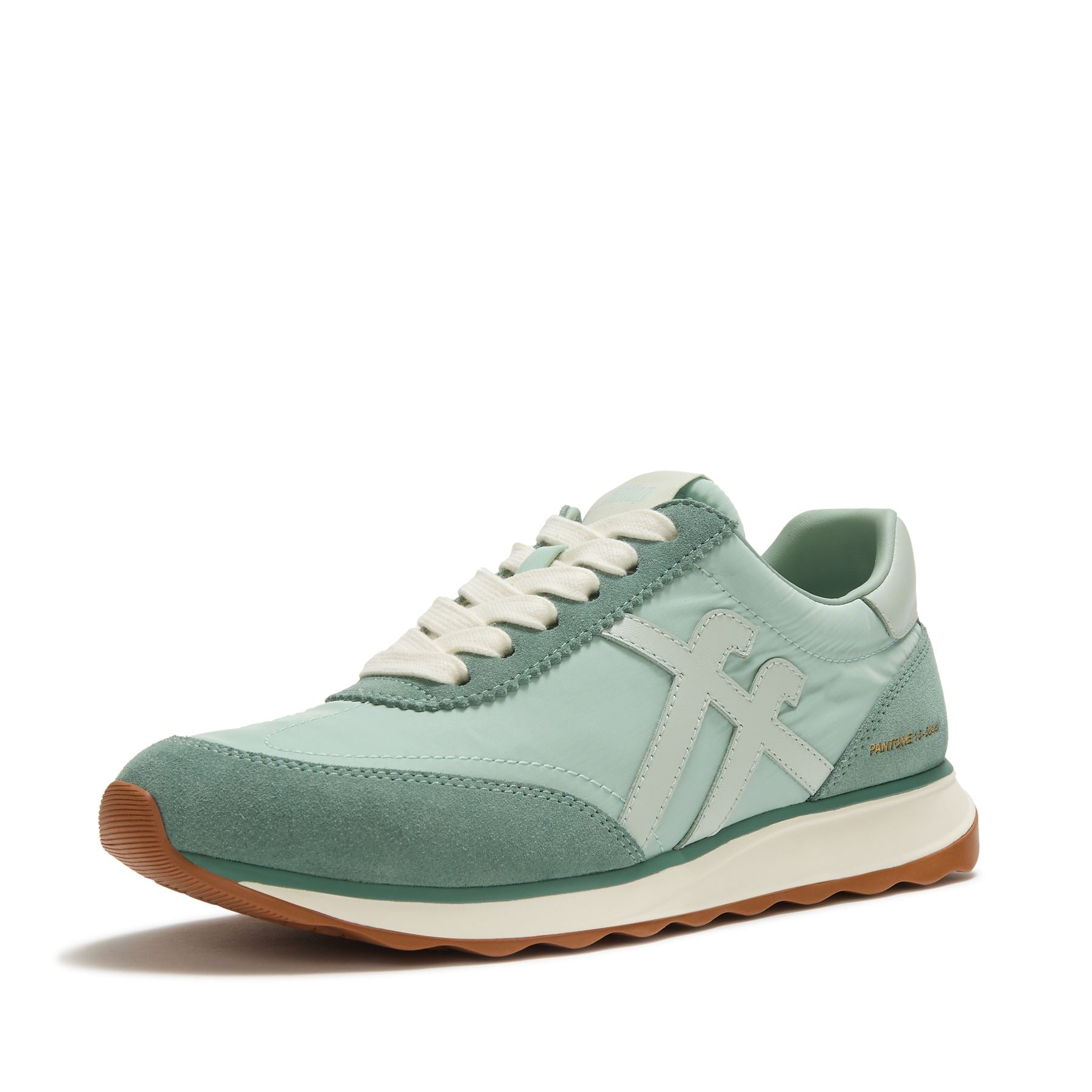 FitFlop X Pantone Retro-Q Suede Women's Green Sneakers