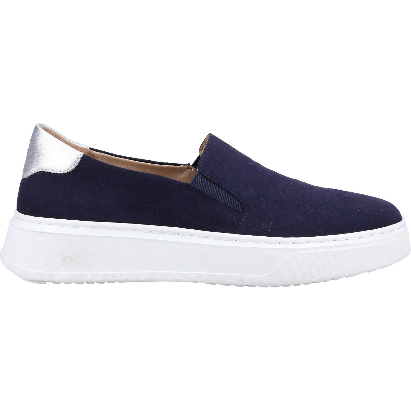 Hush Puppies Corinne Leather Women's Navy Sneakers
