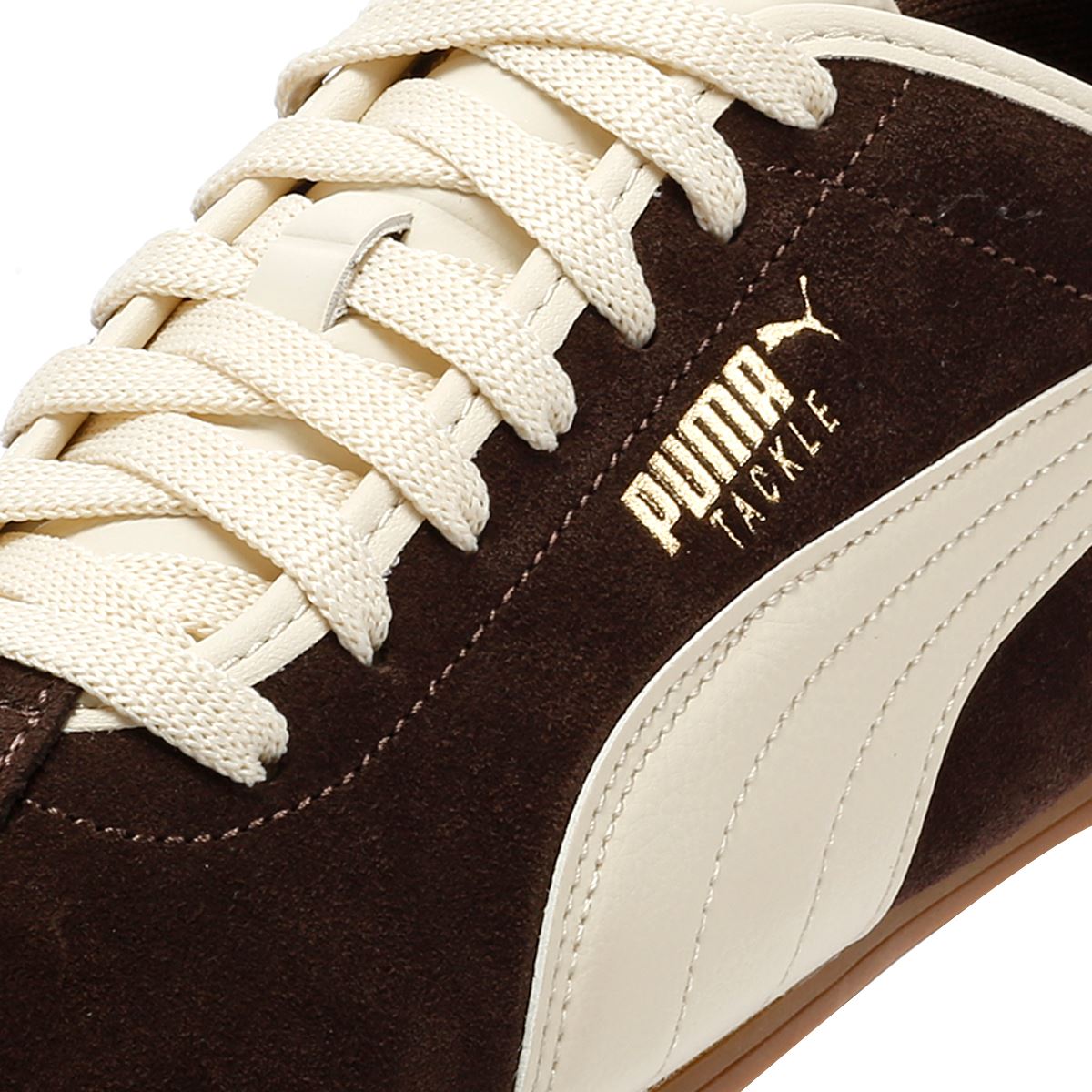 Puma Tackle Suede Chocolate/Alpine Snow Sneakers