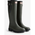 Hunter Downpour Adjustable Boot Rubber Women's Dark Olive/Black Wellington Boots