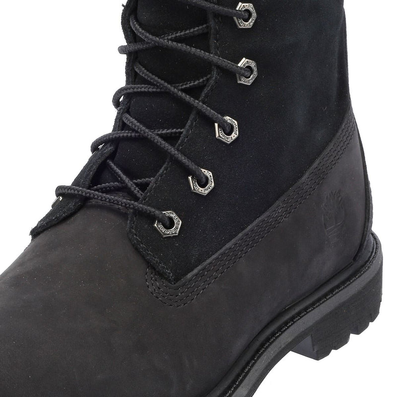 Timberland Warm Lined Waterproof Leather Women's Black Boots