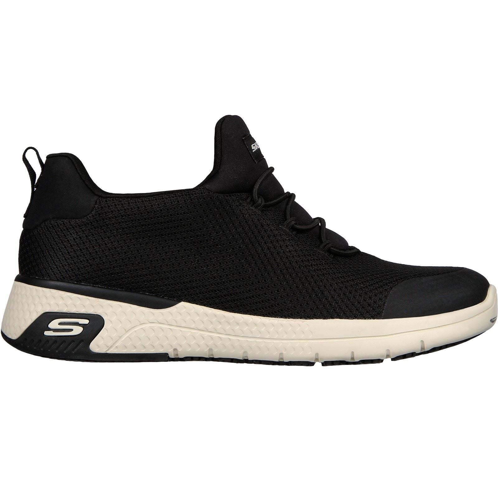Skechers Workwear Marsing - Waiola SR Mesh Women's Black/White Sneakers