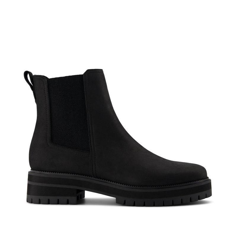 TOMS Bennet Leather Women's Black Boots