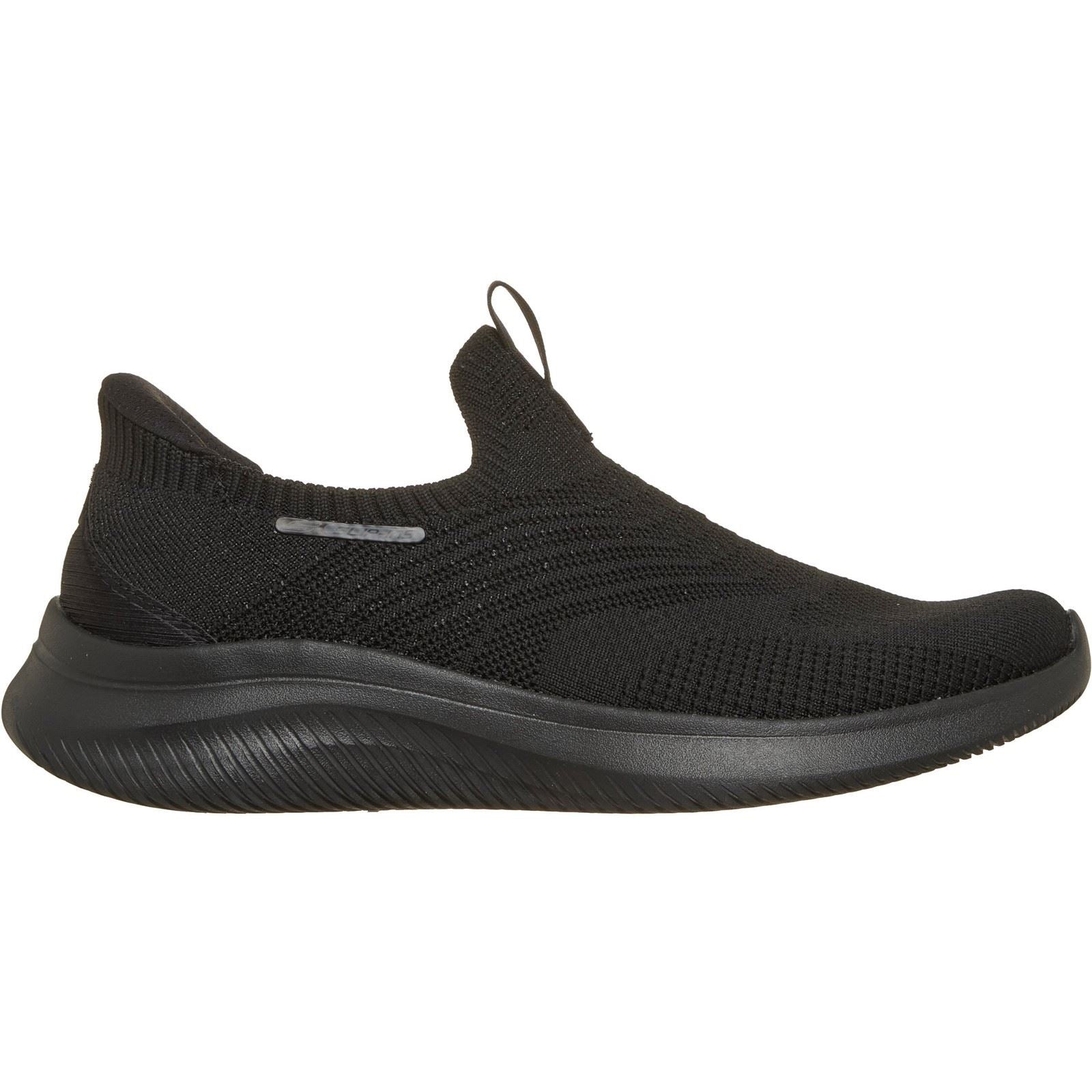 Skechers Ultra Flex 4.0 Pure Dream Textile Women's Black Knit/Trim Trainers