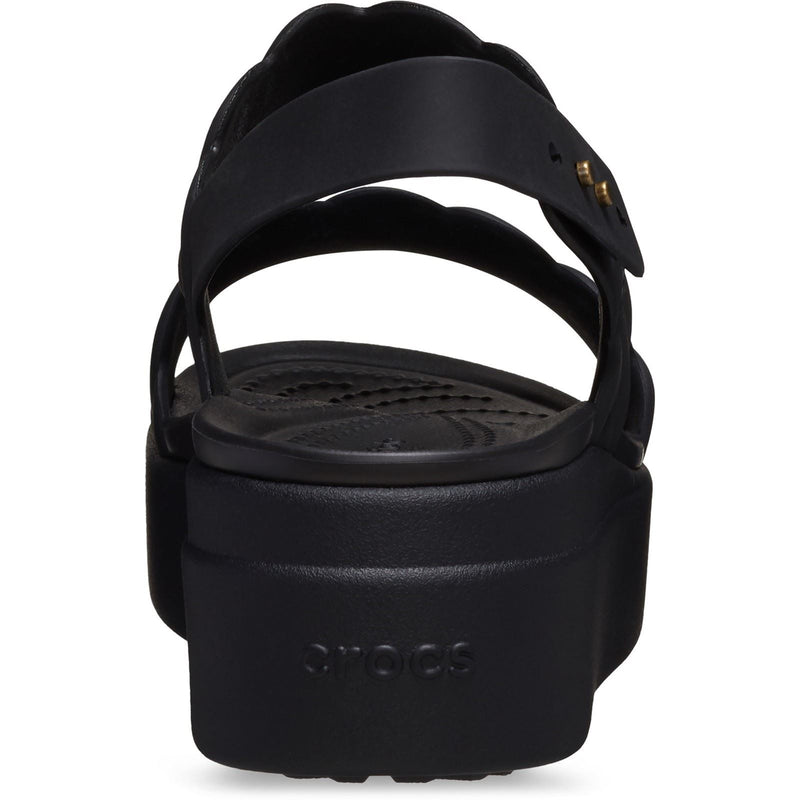 Crocs Brooklyn Woven Synthetic Women's Black/Black Sandals