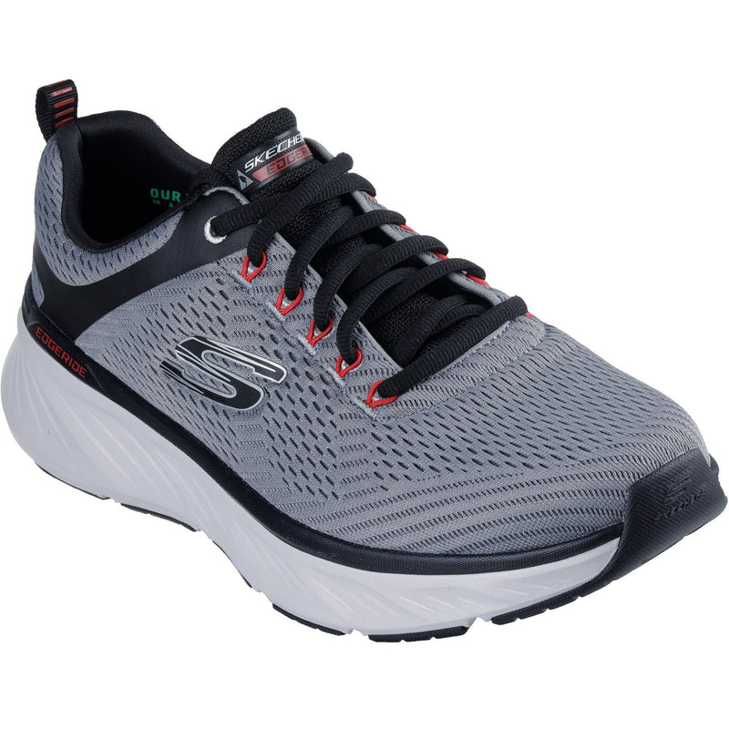 Skechers Relaxed Fit Edgeride Contention Synthetic Men's Charcoal/Black Sneakers