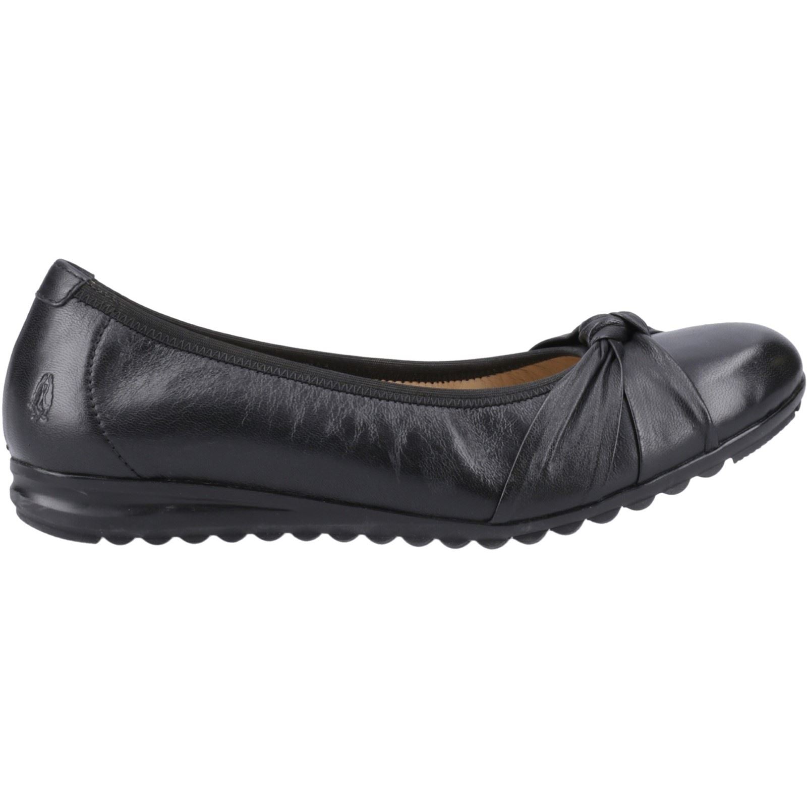 Hush Puppies Lilith Leather Women's Black Standard Flats