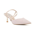 Dune Citrus Synthetic Women's Rose Gold Heels