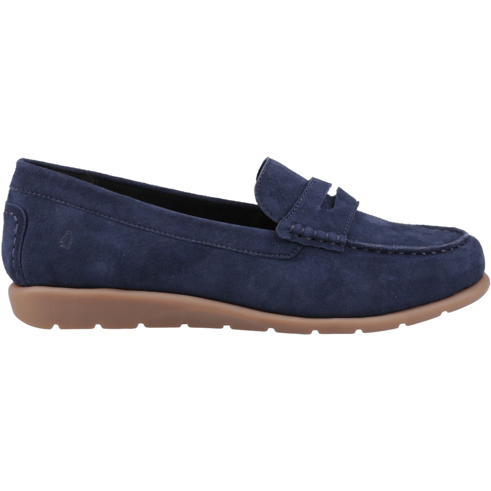 Hush Puppies Shelby Suede Women's Navy Loafers