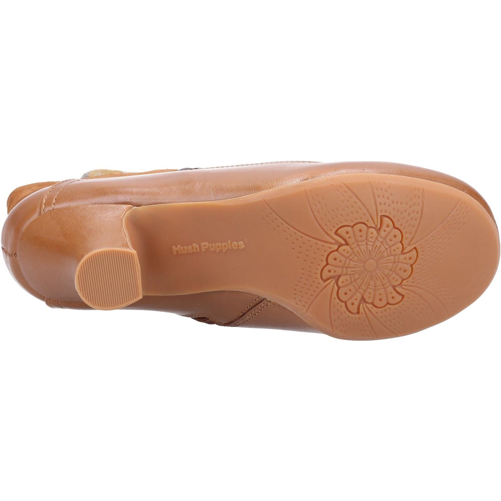 Hush Puppies Vivianna Leather Women's Tan Shoes
