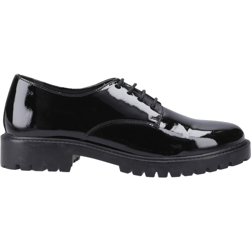 Hush Puppies Aubrey Leather Girls's Black Derby Shoes