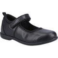 Hush Puppies Bianca SNR Leather Girls's Black Shoes
