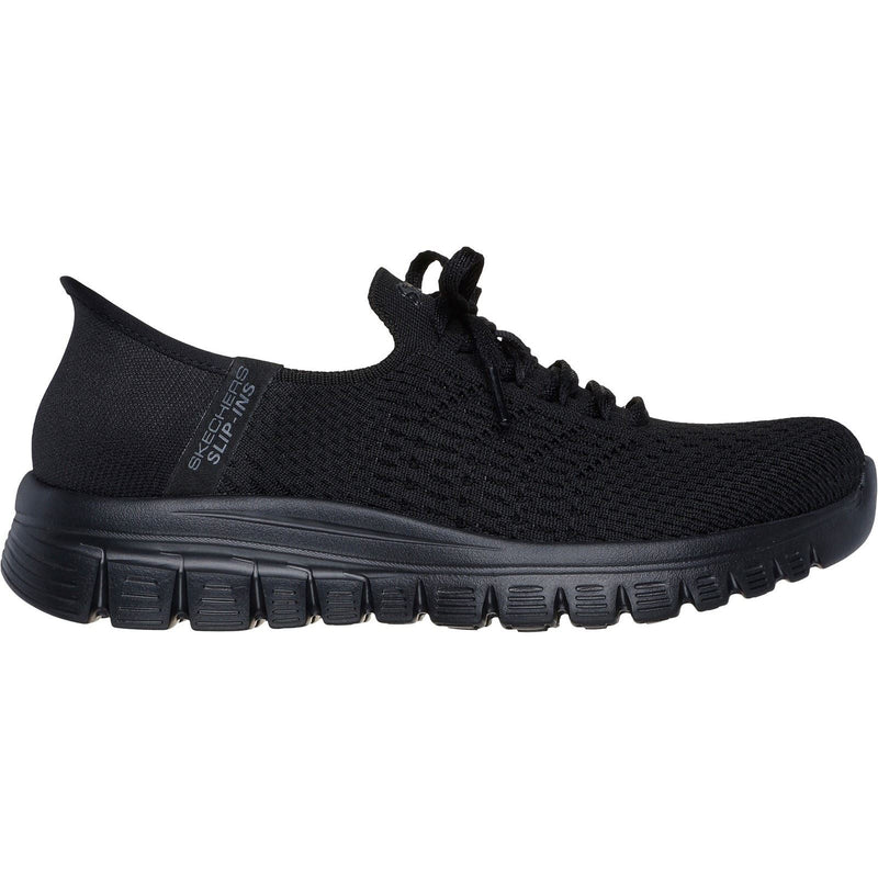 Skechers Graceful First Blush Textile Women's Black Sneakers