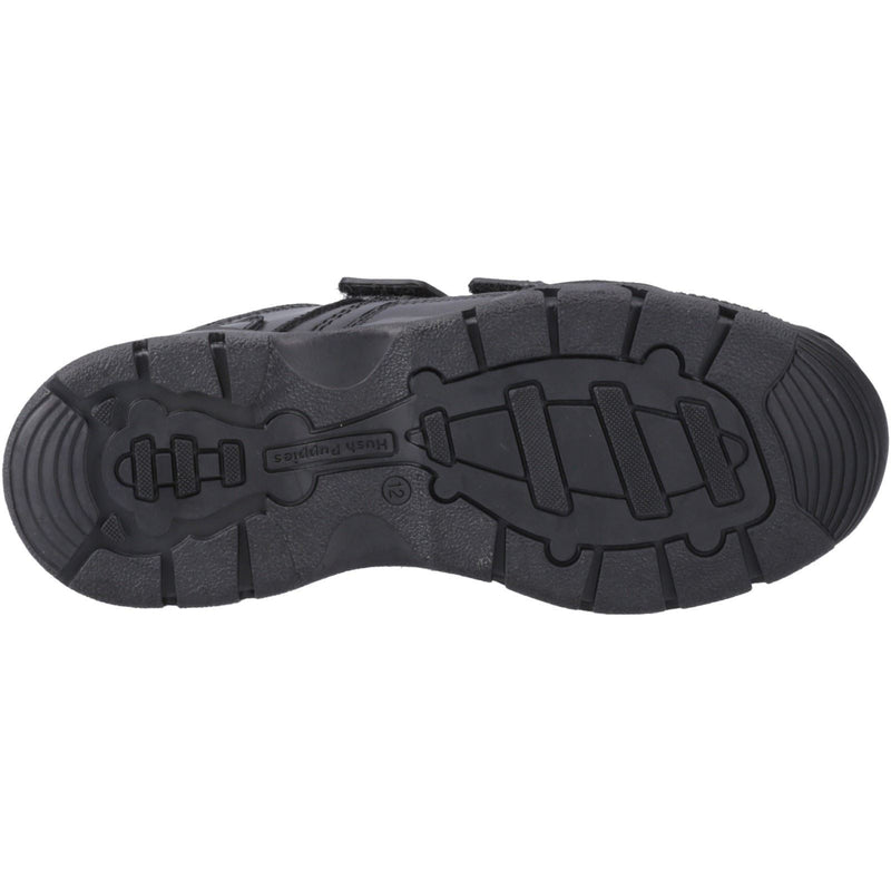 Hush Puppies Tristen Leather Boys's Black Loafers