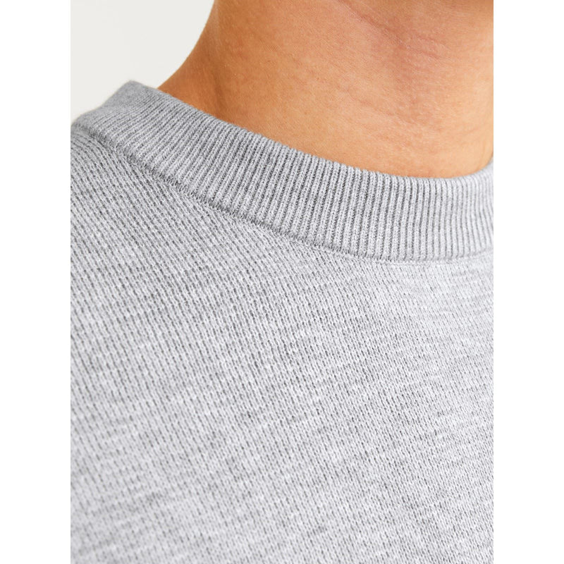 Jack & Jones Milano Stitch Cotton Men's Grey Sweatshirt