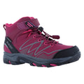 Hi-Tec Blackout Mid Synthetic Soft Shell Girls's Dark Rose/Fuchsia Hiking Boots