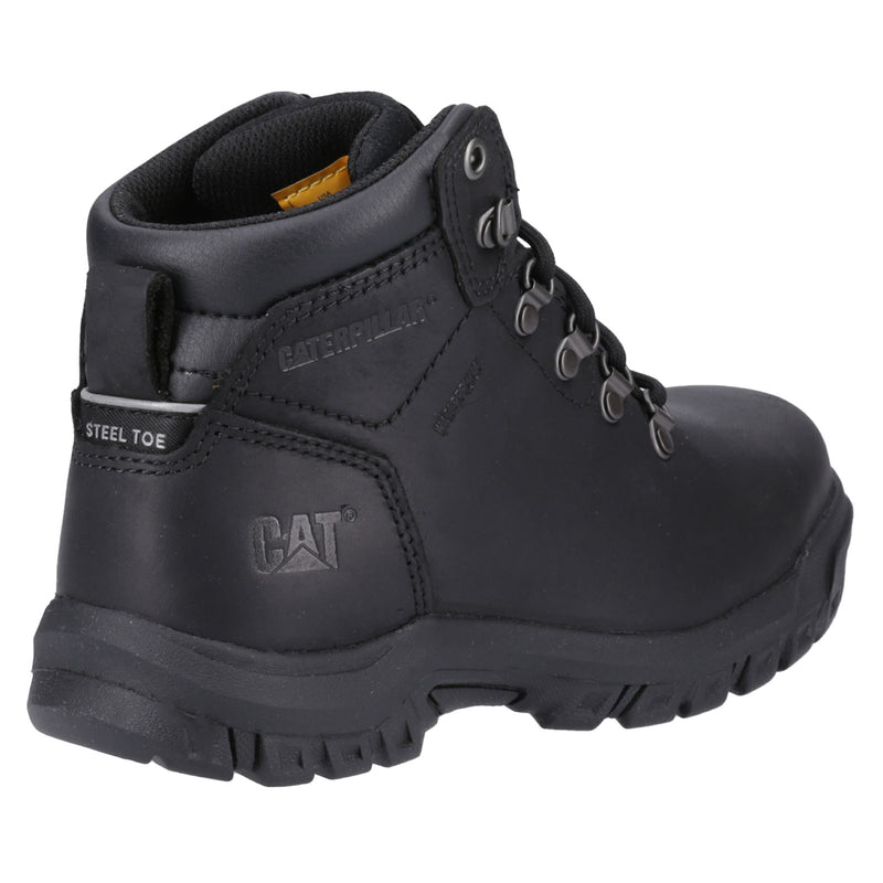 Caterpillar Mae Leather Women's Black Safety Boots