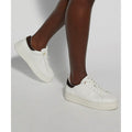 Dune Eden Leather Women's White Trainers