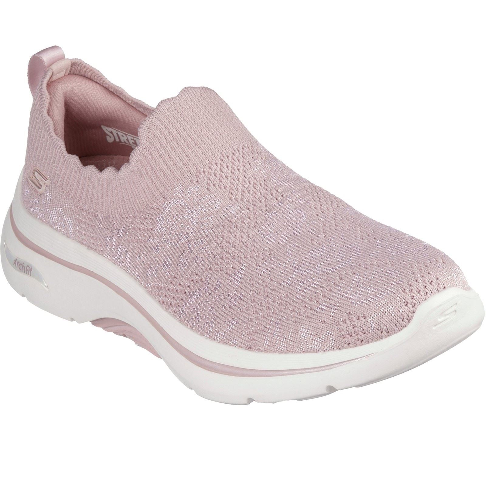 Skechers GO WALK Arch Fit 2.0 Rosa Linda Textile Women's Mauve Sneakers