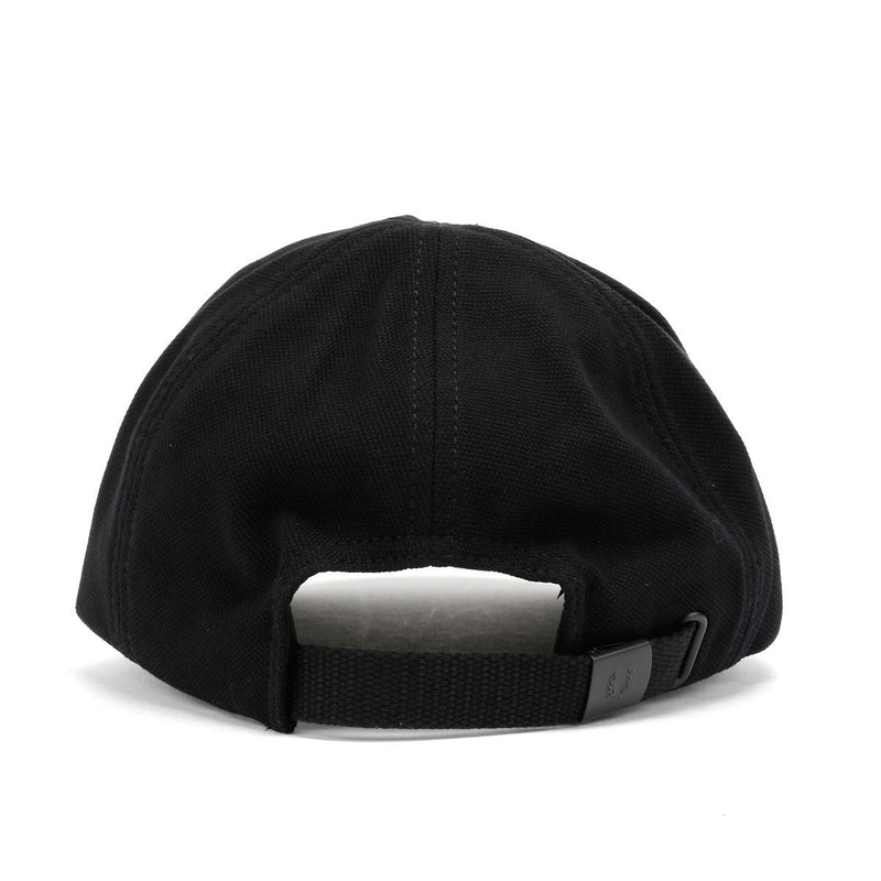 Fred Perry Pique Classic Cotton Black/White Caps