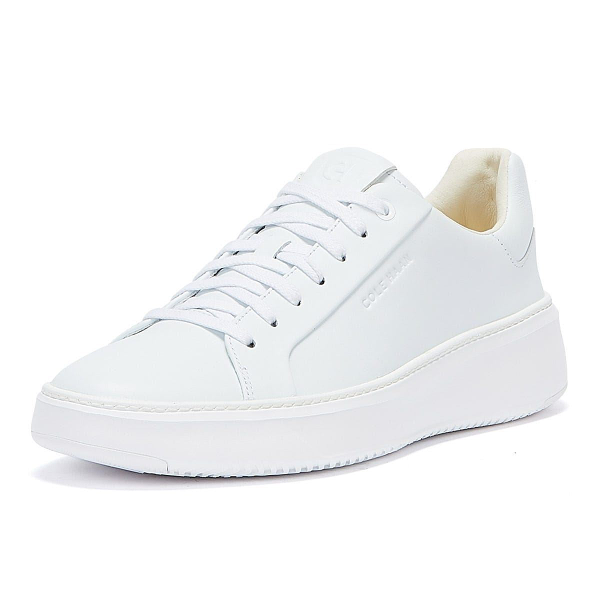 Cole Haan Grandprø Topspin Leather Men's Optic White Sneakers